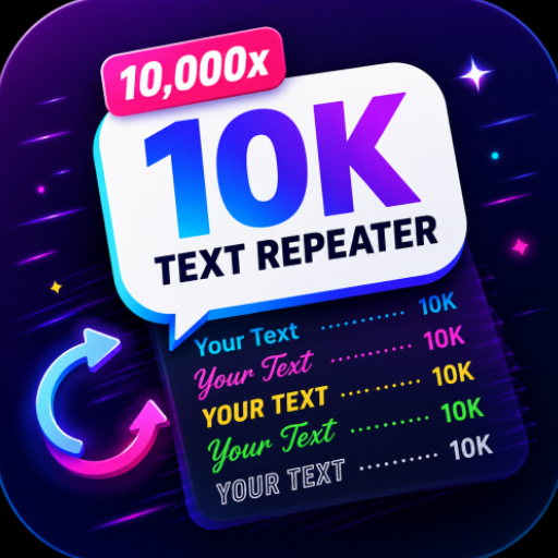Text Repeater app icon